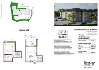  Appartement � vendre 2 pi�ces 40 m�