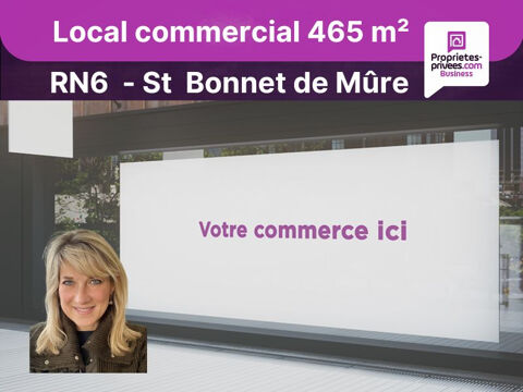 LOCAL RN6 - St Bonnet de Mûre - 465 m² tous commerces 4500 69720 Saint bonnet de mure