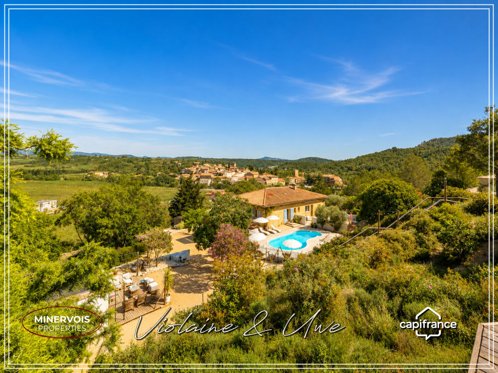 Vente Maison AGEL – PROPRIÉTÉ DE CHARME AVEC HABITATION PRIVÉE & 4 GÎTES – PISCINE – VUE PANORAMIQUE Agel