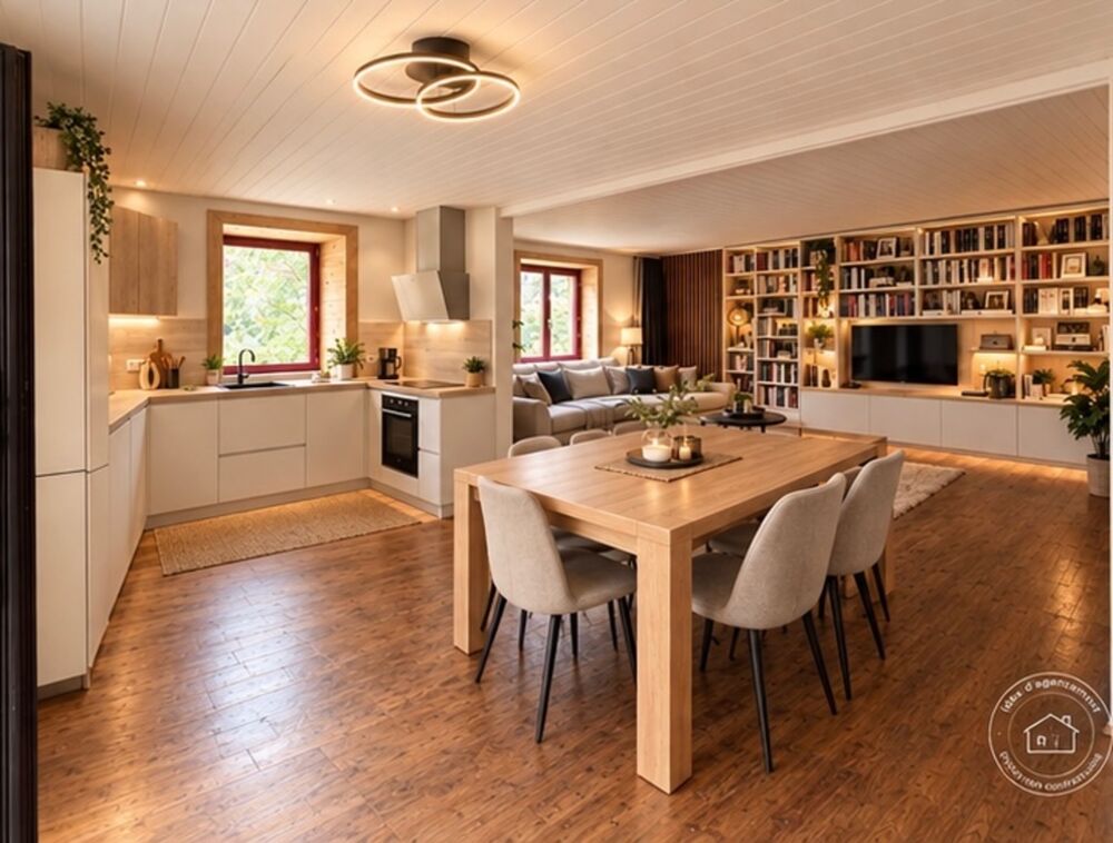 SAINTE HELENE SUR ISERE (73) Maison mitoyenne de 137,56 m2 - Terrain 1740 m2
