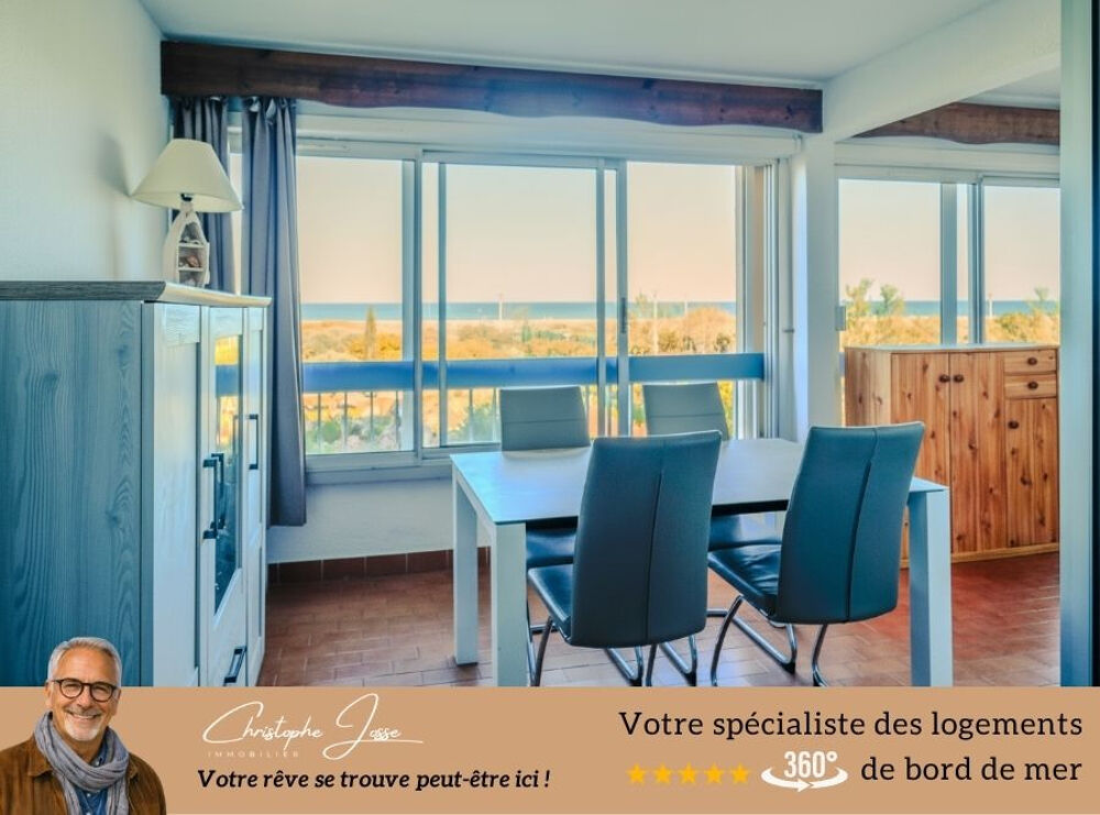 Vente Appartement Appartement  4-6 couchages face mer Port leucate