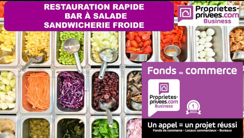   75011 PARIS : RESTAURATION RAPIDE 47 M² - SUR RUE TRÈS PASSANTE 
