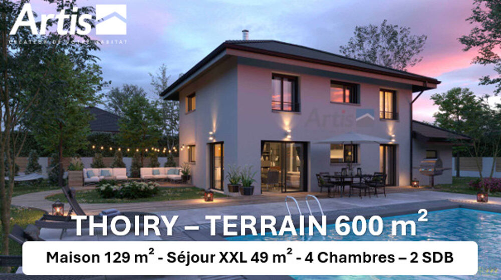 THOIRY proche Centre village - Maison ARTIS 129 m² + Terrain 600 m²