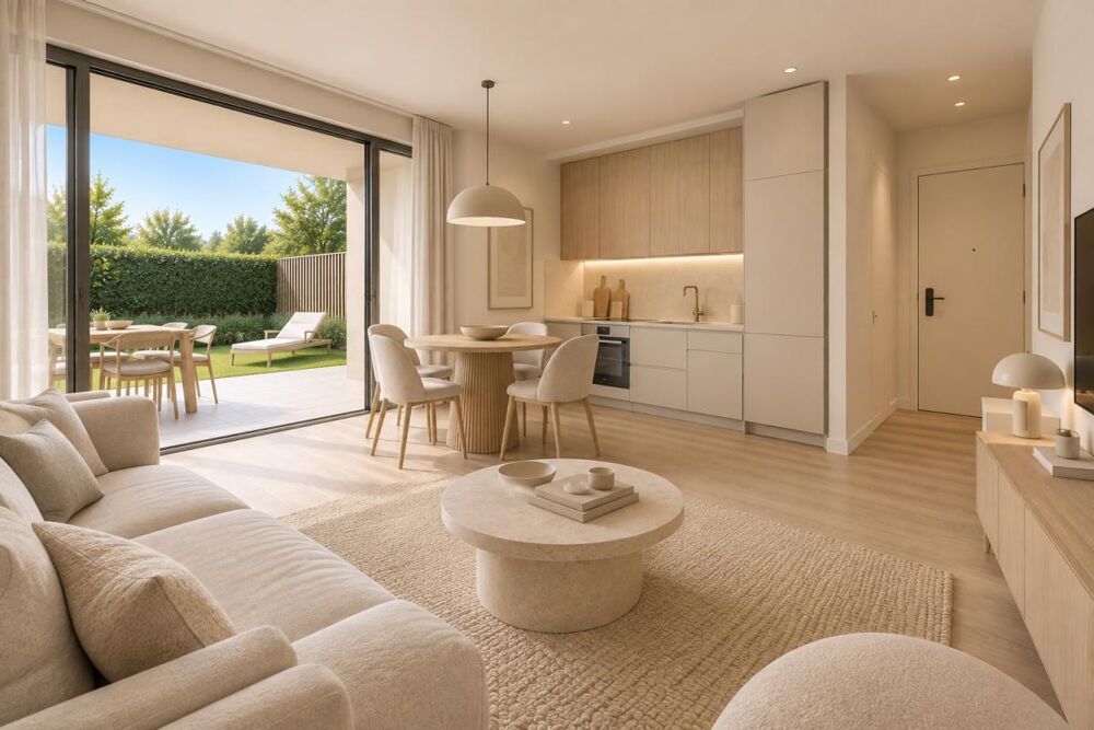 Vente Appartement SUBLIME APPARTEMENT 2 PIECES AVEC GRAND JARDIN PRIVATIF ET TERRASSE BUSSY ST GEORGES Bussy saint georges