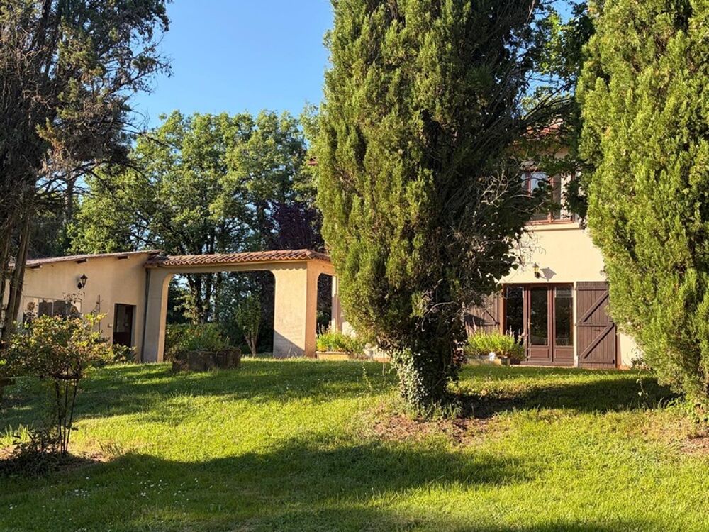 PLAISANCE DU GERS(32) sur les coteaux, PROPRIETE D ARCHITECTE 1965 sur 2HA, Dépendances, un peu cachée , VUE Pyrénées et bois, s