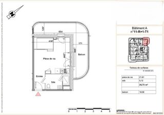  Appartement � vendre 1 pi�ce 27 m�