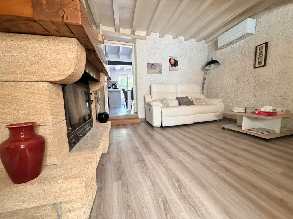 MAISON 100 M² AU CALME, 3 CHAMBRES, POSSIBILITE DE 4 CHAMBRES, TERRAIN DE 859 m², TERRASSE, POMPE A CHALEUR, CLIMATISATION, ASSA