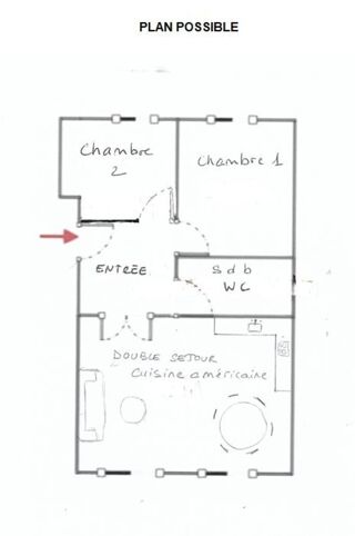  Appartement � vendre 3 pi�ces 57 m�