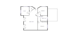  Maison � vendre 3 pi�ces 85 m�