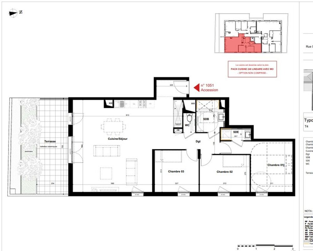 appartement à vendre 4 pièces BOURGOIN JALLIEU (38)