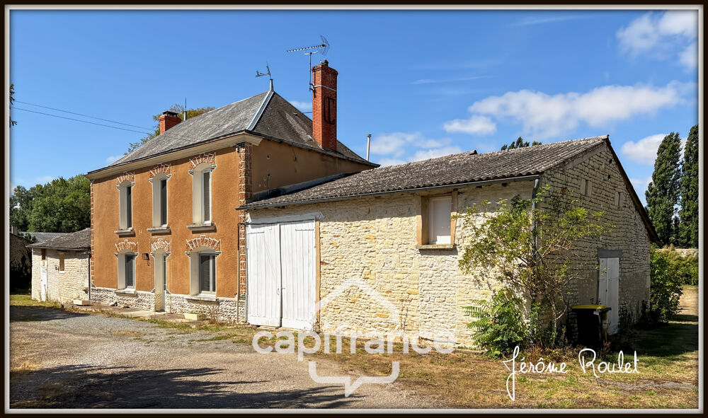 Vente Maison Maison en pierre familiale – 220 m² – 4 chambres – terrain de plus de 4 000 m² – Maisonneuve (86170) Maisonneuve