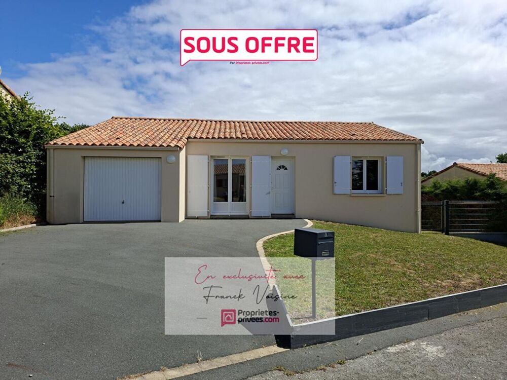 A VENDRE en Exclusivité à La Flocellière, Sèvremont, maison de 75 m2 avec 2 chambres sur une parcelle de 500 m2 env