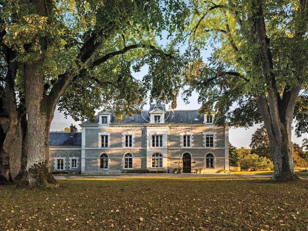 Superbe Château du XIXe avec 1km de rivière, rénové à 10min de Blois sur 22ha-possibilité d'acheter 63ha au total