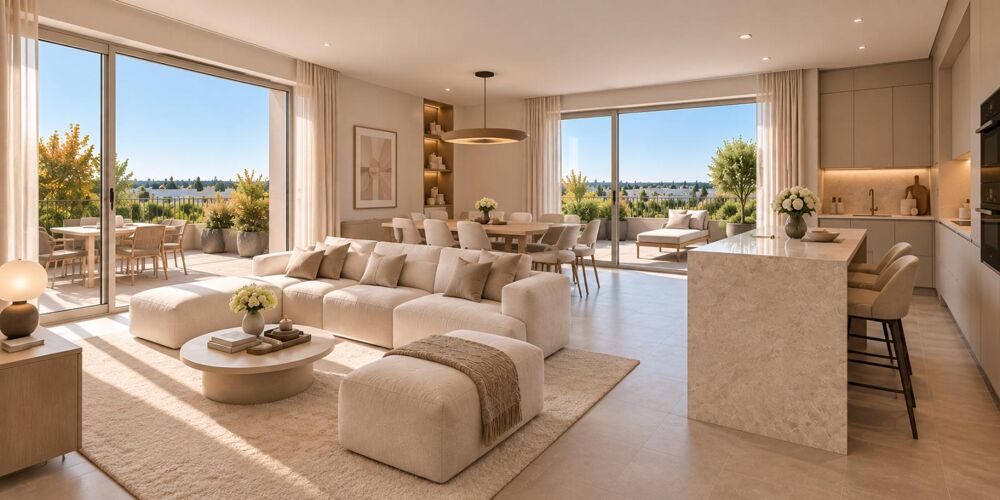 Vente Appartement SUPERBE APPARTEMENT 4 PIECES AVEC GRANDE TERRASSE + PARKING Saint cloud