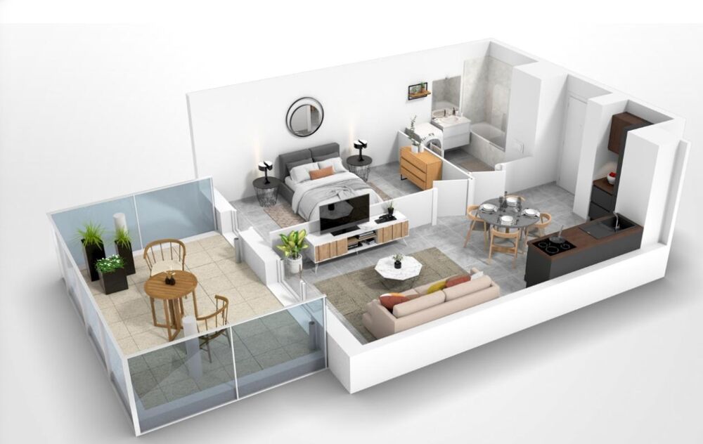 Vente Appartement 2 pièces 40 m² - Vue 3