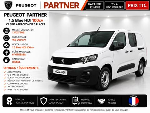 Annonce voiture Peugeot Partner 11999 €