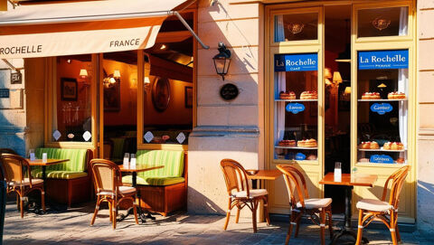   Superbe affaire de Petite restauration/ café /pâtisserie/  Vieux Port LA ROCHELLE (17), emplacement N°1. FORT POTENTIEL DE DEVEL 