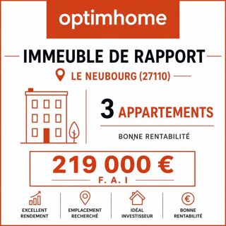  Immeuble à vendre 6 pièces 81 m² Le neubourg
