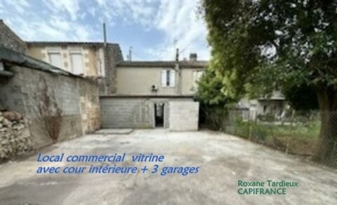 Dpt Charente (16), à vendre proche de SOYAUX  Local commercial + cour + 3 garages 98000 16800 Soyaux