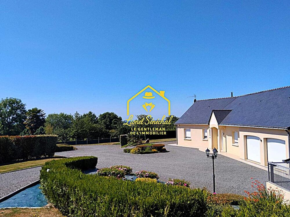 Maison entièrement de plain - pied très lumineuse et peu énergivore de 6 pièces de 110 m2 sur une parcelle de plus de 6 000 m2