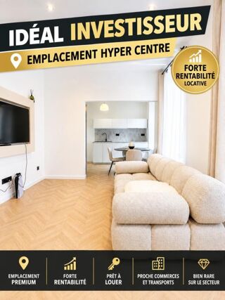  Appartement à vendre 3 pièces 60 m²