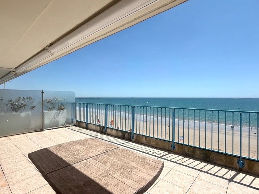 LA BAULE-QUARTIER LAJARRIGE-DERNIER ÉTAGE-FACE MER-APPARTEMENT 89M2-TERRASSE31M2-GARAGE-2 CAVES-COMMERCES ET PLAGES A PIED
