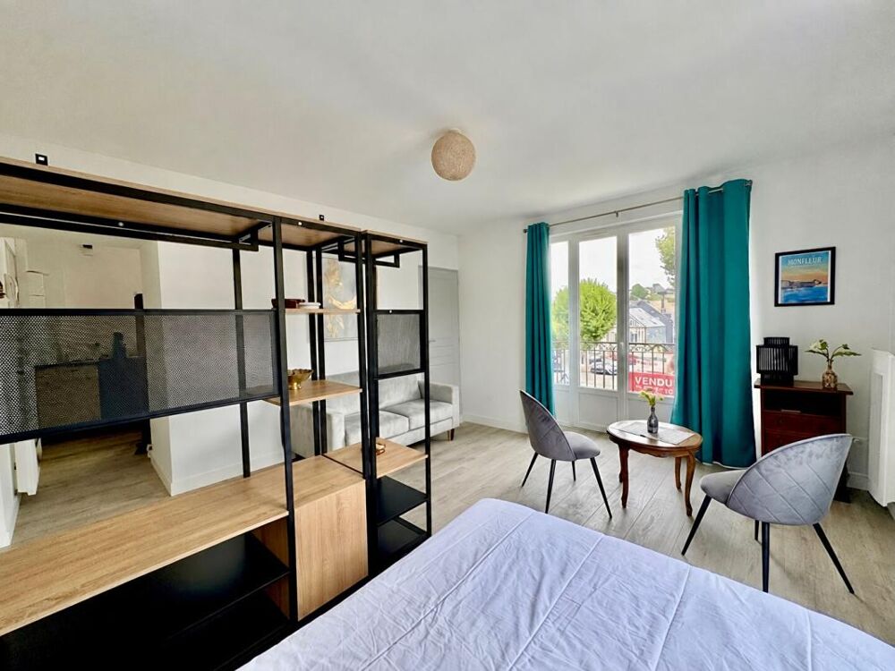 HONFLEUR CENTRE APPARTEMENT 29m2 AVEC ESPACE NUIT, BALCON ET IMMEUBLE RÉNOVÉ