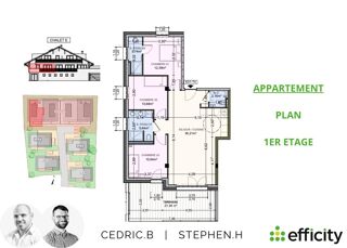  Appartement � vendre 4 pi�ces 81 m�