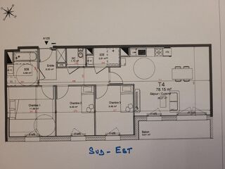  Appartement à vendre 4 pièces 84 m²