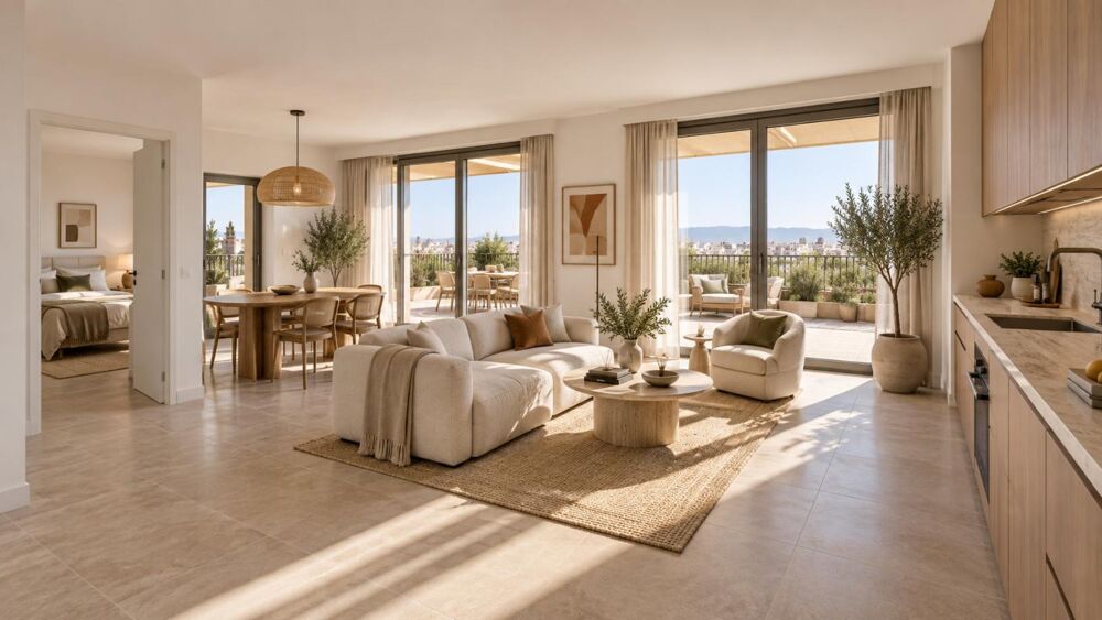 Vente Appartement EXCEPTIONNEL DUPLEX DE 123 m² AVEC 126 m² DE TERRASSES AUX DERNIERS ÉTAGES Bordeaux