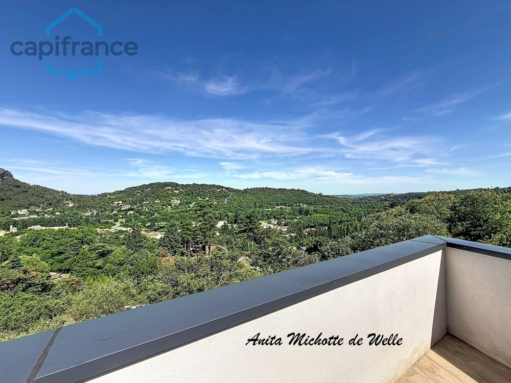 À vendre : maison de 105 m² avec vue imprenable sur la vallée d'Anduze , terrain env.1096m2