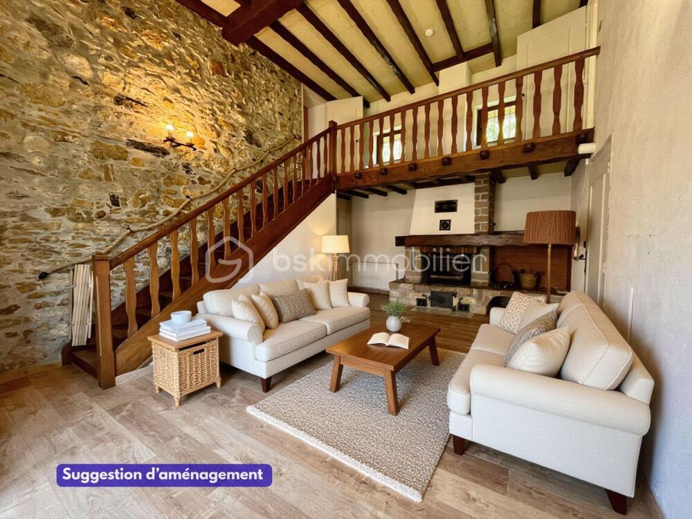 Maison de 130m2 - 25m2 de Garage - Jardin arboré, barbecue en dur et dépendance