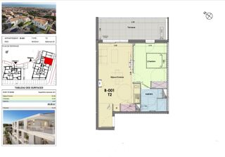  Appartement � vendre 2 pi�ces 40 m�