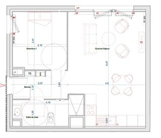  Appartement à louer 2 pièces 50 m²