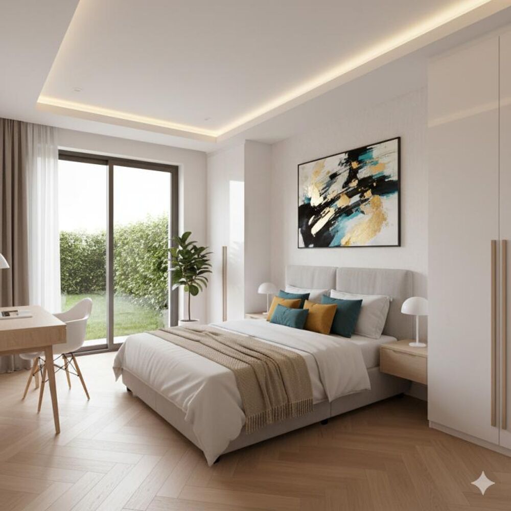 Vente Appartement 4 pièces en rez de jardin – Calme absolu en intérieur de cour – Parking inclus- exposition plein Ouest Saint cloud