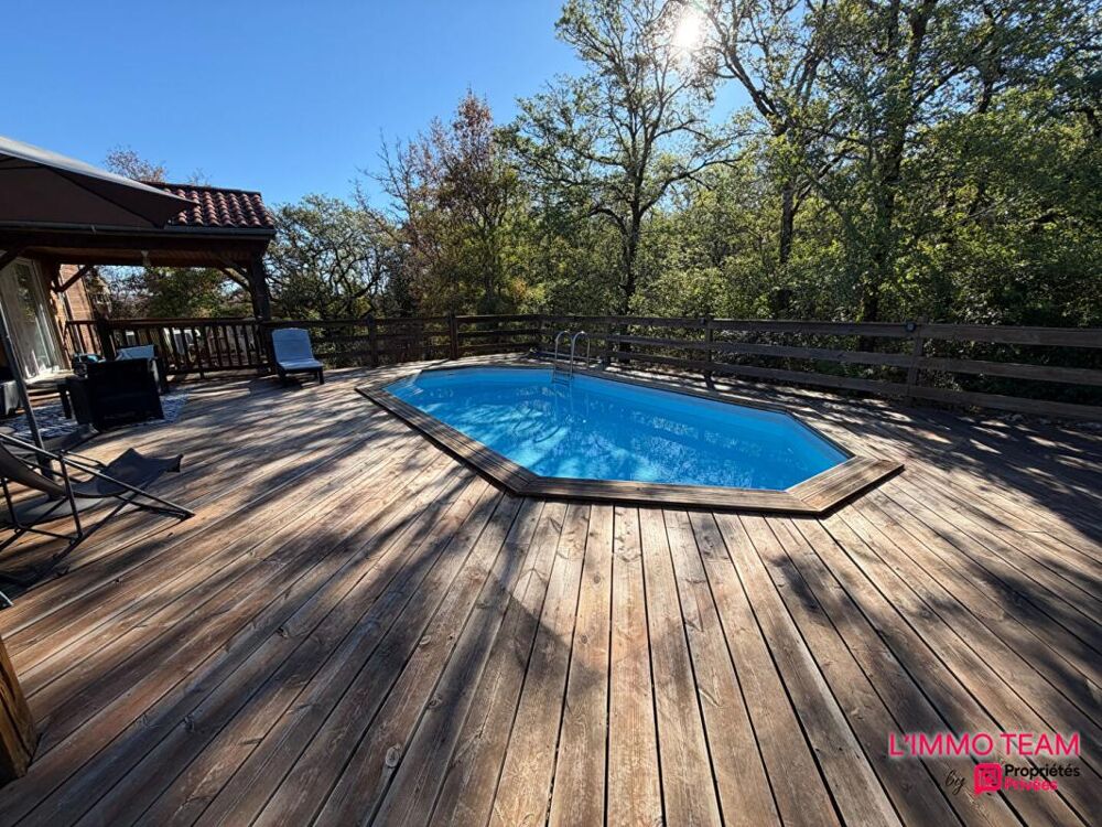 Vente Maison VERS - Maison bois avec sous-sol, sur 5000m² de terrain Saint gery vers