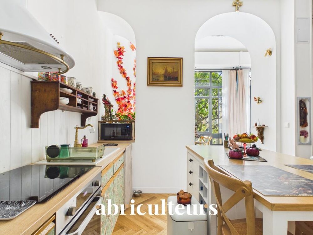 Vente Appartement Loft de caractère de 66 m² – Plein sud sur jardin en vente à Nice (06000) Nice