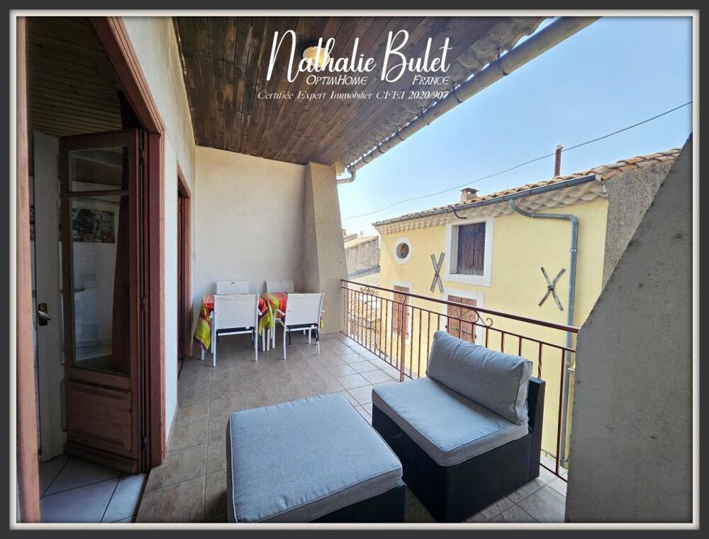 MAISON DE VILLAGE 4 CHAMBRES AVEC GARAGE ET TERRASSE  SAINT-CHINIAN