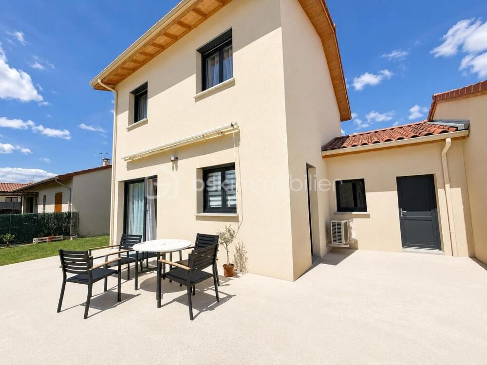 Maison récente de 2023  86 m² habitables  Terrain 453 m²  3 chambres  Garage  Chatte (38160)