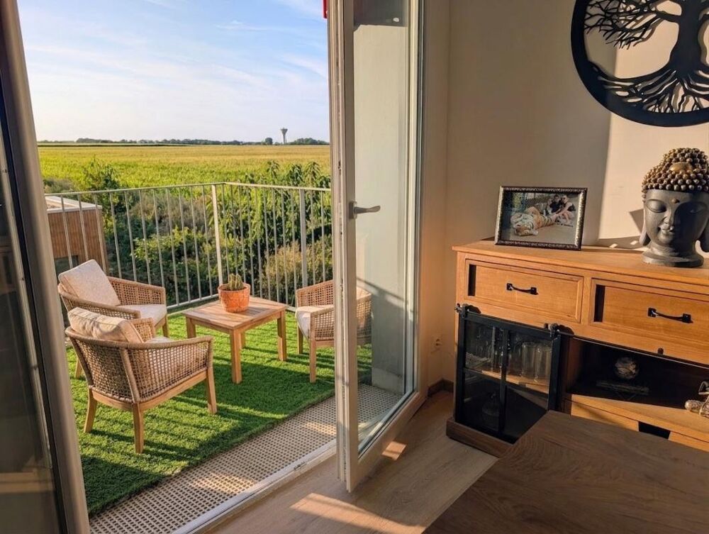 Vente Appartement URGENT : Aux portes de Caen et à 10 mn de la plage de Ouistreham, beau T3 avec grand balcon sans vis à vis Ouistreham