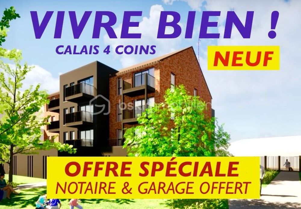 Vente Appartement CALAIS, VOTRE APPARTEMENT NEUF EN CENTRE-VILLE Gravelines