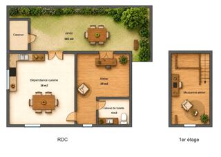  Maison à vendre 2 pièces 50 m²