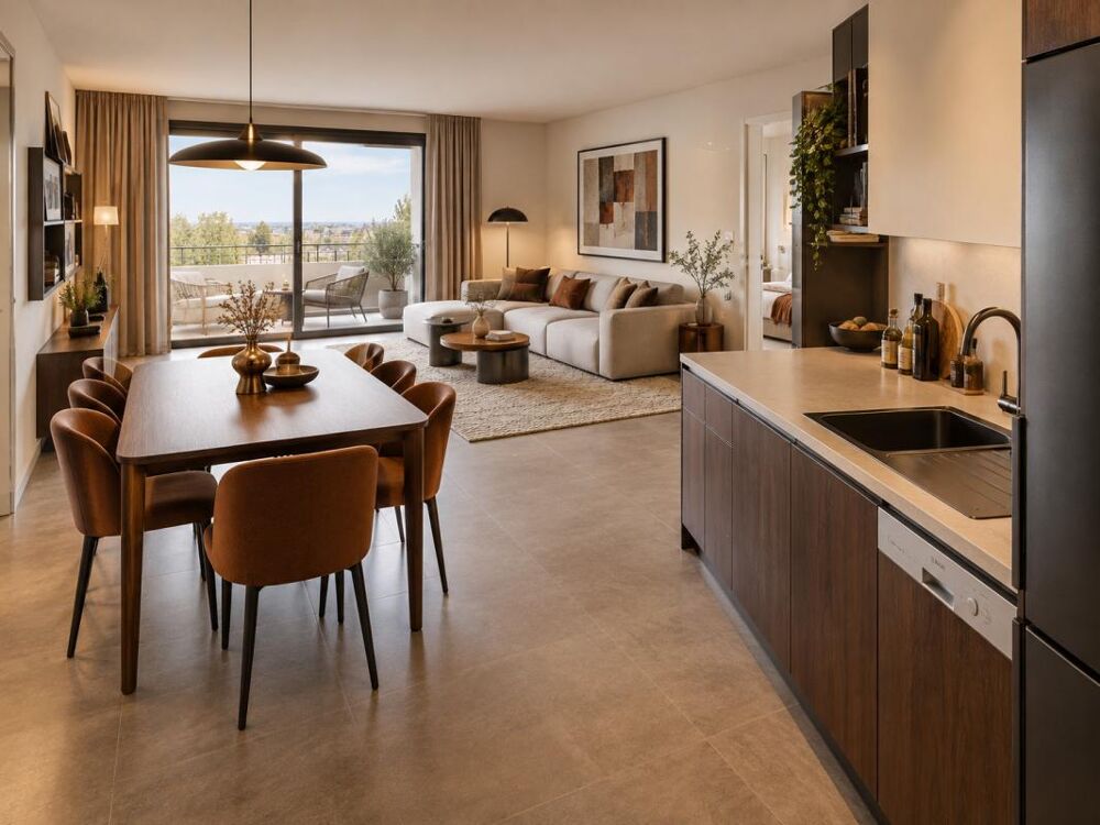 Vente Appartement BORDEAUX BASTIDE – T3 AVEC BALCON, 2 CHAMBRES ET PARKING – PROCHE DARWIN Bordeaux