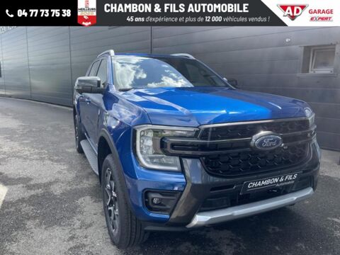 Ford Ranger DOUBLE CABINE 2.0 ECOBLUE 205 CH BVA10 e-4WD WILDTRAK Prix : 2025 occasion La Grand-Croix 42320