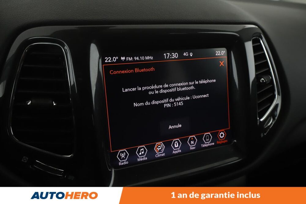 Compass 1.3 GSE T4 PHEV 4xe Trailhawk AT6 240 ch 2021 occasion 92130 Issy-les-Moulineaux