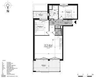  Appartement � vendre 3 pi�ces 71 m�