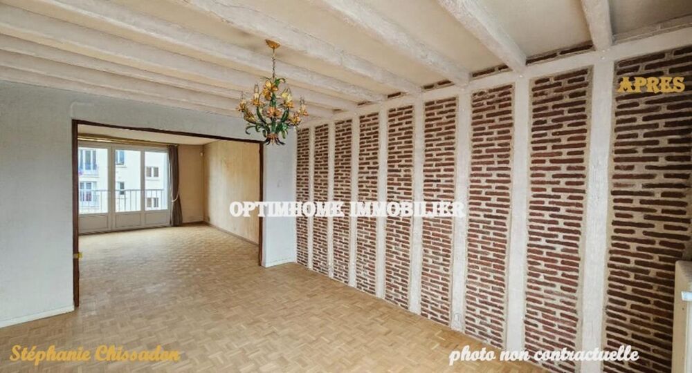A 2 PAS DU CENTRE VILLE JOLI APPARTEMENT TRAVERSANT DE TYPE 4 LUMINEUX ET AVEC BEAU POTENTIEL