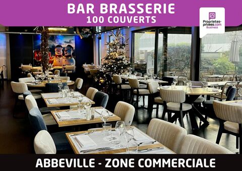 ABBEVILLE, zone commerciale - Bar Brasserie 100 couverts, terrasse 60 places - 550000 80100 Abbeville