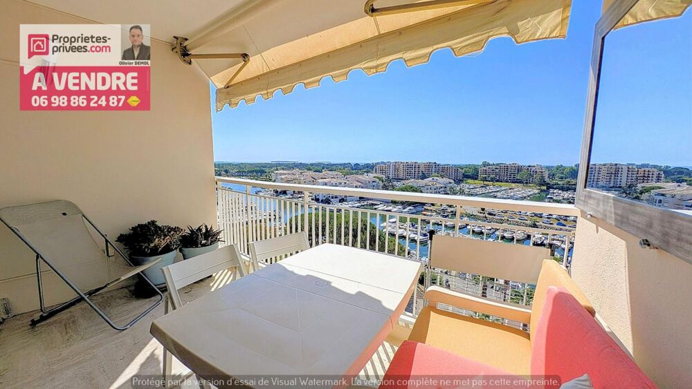 Vente Appartement 3 PIECES CANNES MARINA VUE MER Mandelieu la napoule
