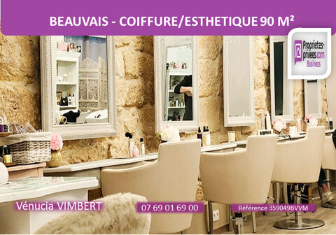 EXCLUSIVITE BEAUVAIS ! Fonds de commerce Coiffure/Esthétique 90 m² 82650 60000 Beauvais